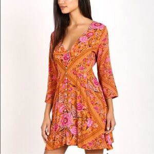 Spell & Gypsy babushka play dress amber babs pink boho
